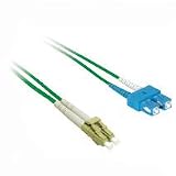 Cables to Go - Patch cable - LC multi-mode (M) - SC multi-mode (M) - 16.4 ft - fiber optic - 50 / 125 micron - green