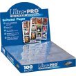 25 Ultra Pro 9 Pocket Page Protectors Fits 3-Ring Binder for Baseball and Other Sports Cards!
