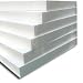 Expanded Polystyrene Foam Sheets, 1/2" x 24" x 48", qty 8