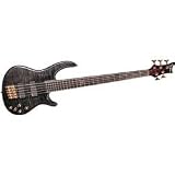 Dean Edge Pro5 5 - String Bass Guitar Transparent Black - B000JMBKF8