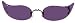 Womens Vampire Costume Sunglasses Purple Glasses