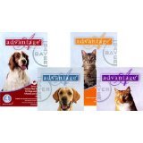 Advantage 4-Month Flea Medication for Dogs 1-10lbs.(Green)