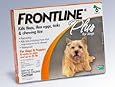 6 PACK Frontline Plus Orange: For Dogs up to 22 lbs.