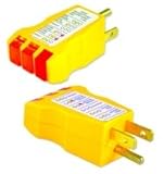 Electrical Receptacle Wall Plug AC Outlet Ground Tester