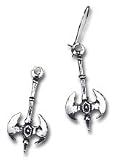 Double Axe miniatures (pair) Alchemy Gothic Earrings