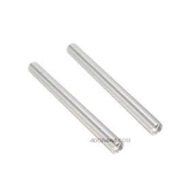 Zacuto 8 inch Support Rods for 15mm Support Systems, Threaded Female/Female, Pair