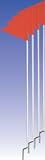 Agora Corner Flag Set