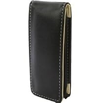 Online 4G NANO NEW 2008 APPLE IPOD NANO 4 CHROMATIC 8GB or 16GB LEATHER FLIP CASE BLACK