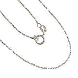 Sterling Silver Venetian .9mm Box Chain 18 Inch W/ Clasp
