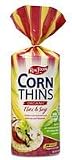 Real Foods Organic Corn Thins, Flax & Soy, Gluten Free, 5.3-Ounce Bag (Pack of 12)