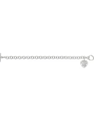 Sweethearts® Heart Charm Bracelet Sterling Silver White 650280
