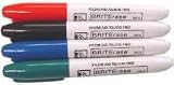 NeoPlex BRITErase Low Odor Dry Erase Markers, Set of 4, Bullet Tip