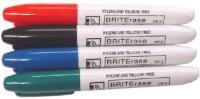 coffee bean menu-NeoPlex BRITErase Low Odor Dry Erase Markers, Set of 4, Bullet Tip Images