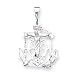 Sterling Silver Mariner Cross Pendant with 20 Inch Sterling Silver Chain