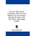 Doctor Quintard, Chaplain And Second Bishop Of Tennessee: Being His Story Of The War, 1861-1865 (1905)