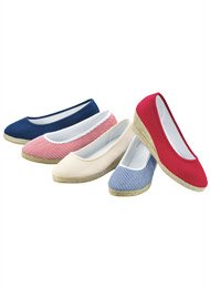 Canvas Espadrilles, Color Black, Size 08 M