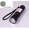 SE 8 LED + 1 Laser Pointer Flashlight, Black