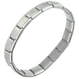 Watch&Jewellery Online Shop Ranking 186. 18 Link Shiny Italian Charm Stainless Steel Starter Bracelet Fits Nomination Classic
