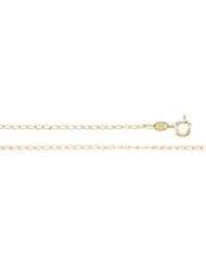 Solid Curb Chain 14K Gold Yellow Ch124 18 Inch