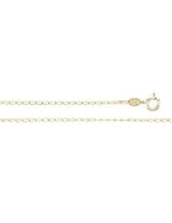 Solid Curb Chain 14K Gold Yellow Ch124 24 Inch
