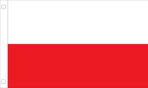 Allied Flag Outdoor Nylon Poland Country Flag, 3-Foot by 5-Foot