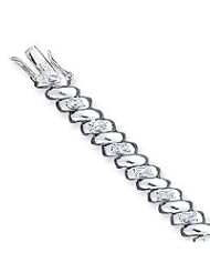 Sterling Silver CZ Bracelet