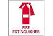 Graphic Facility Signs - Fire Extinguisher - Vinyl 7x7