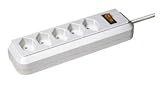 Lindy - Multiprise 5 prises avec interrupteur, CH