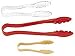 [Item]: 9"L Tong [Additional Info]: Scalloped Tongs Serve Up Salads, Bread, Meats and More. These tongs are invaluable for foods that are too hot or difficult to handle with a spoon. State color when ordering. Colors: Sherwood Green, Navy, Reddish Brown