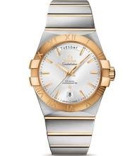 Omega Constellation Day Silver Dial Gold and Steel Mens Watch 12320382202002