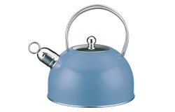"Elo Sky Blue Kettle With Whistle, With Induction"