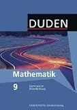 Produkt-Bild: Duden Mathematik - Sekundarstufe I - Gymnasium Brandenburg: 9. Schuljahr - Sch&uuml;lerbuch