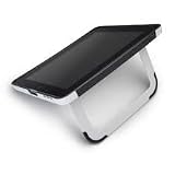 Case-Mate - POP! Schutzhülle mit Ständer für Apple iPad 2 - Weiss / Grau