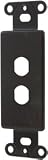 Oem Systems IWM-2P-BN Decorator Style Blank Connector Plate (Brown)
