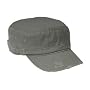 Upscale 100% Cotton Twill Distressed Military Hat Cap - Olive Color