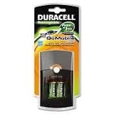 Duracell CEF26DX40001 - GoMobile Charger, 2 AA and AAA Pre-Charged Batteries, One Hour Charge-DURCEF26DX40001