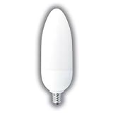 DECORATIVE CFL SOFT WHITE COLOR 35K COMPACT FLUORESCENT LIGHT BULB 5 WATTS POINT TIP SHAPE ENERGY STAR CFL REPLACES INCANDESCENT BULBS