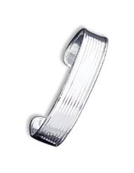 Sterling Silver 14.5mm Fancy Cuff Bangle Bracelet