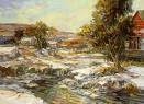 Henri Plisson (1933-2006) "The Thaw" Artist's Proof. Limited Edition, Numbered Serigraph Hand Signed by the Artist