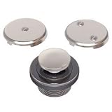 Danze D490650PNV Touch-Toe Bath Drain Conversion Kit, Polished Nickel PVD
