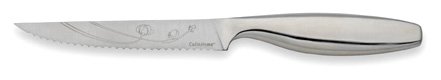 CulinHomeDecor Collection 5 Inch Hibiscus Steak Knife, Stainless Steel