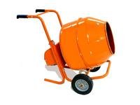 Heavy-Duty 5 Cu Ft Wheelbarrow-Style Electric Cement Mixer - Ships UPS!