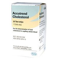 Accu-trend Plus Test Strips Cholesterol - 25 ea