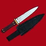 Coffin Handle Boot Knife with Sheath