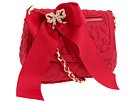 Betsey Johnson Quilted Love Crossbody Cross Body Handbags - Pink