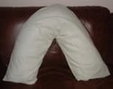 V Pillowcase for V Shaped Pillows Ivory/Cream V PILLOW CASE COVER ONLY