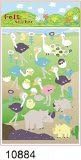 Ostrich Soft Felt Stickers