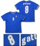 【#8 GATTUSOガットゥーゾ)】 PUMA 2008 イタリア代表 ホームユニフォームimp