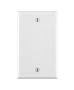 Leviton 88014 1-Gang No Device Blank Wallplate, Standard Size, Thermoset, Box Mount, White