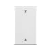 Leviton 88014 1-Gang No Device Blank Wallplate, Standard Size, Thermoset, Box Mount, White